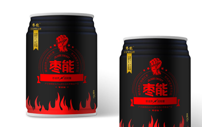 枣能饮料包装案