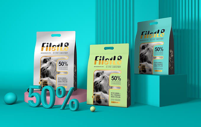 菲力莱思宠物食品包装设计开发系列